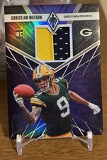 2022 Panini Phoenix - Rookie Memorabilia Christian Watson #RME-18 Purple /75