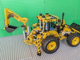 LEGO TECHNIC: Backhoe Loader (8069) - Used - Complete With Manual 