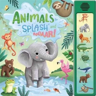 Animals Splash and Rooaar! (Kartonbuch) 8 button sound book