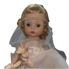 Vintage Madame Alexander 8" Alexander-Kins Bride Doll Tulle Gown 1950s — photo 4