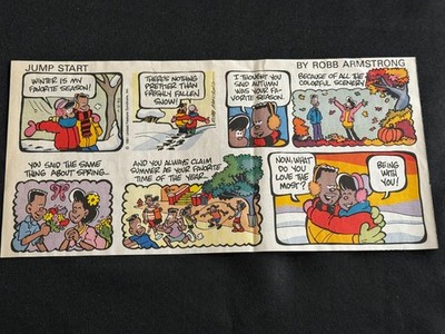#01 JUMP START by Robb Armstrong Sunday Third Page Strip January 5, 1992