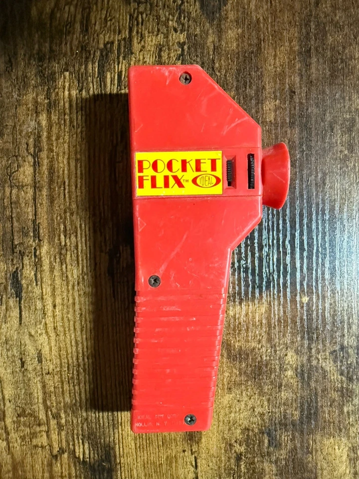 VISOR DE PELÍCULAS MOTORIZADO FLIX DE BOLSILLO IDEAL VINTAGE AÑOS 70 CON 10 PELÍCULAS Foto 2 de 4