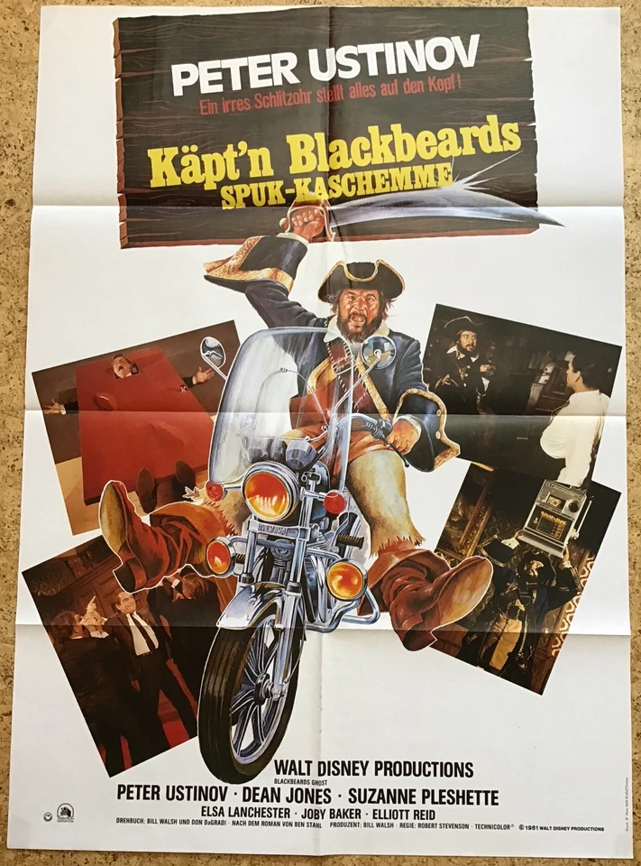 Walt Disney KÄPT’N BLACKBEARDS SPUK-KASCHEMME Filmplakat - Bild 1 von 1