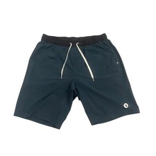 Vuori Kore Shorts Mens Large Blue 9in Athletic Drawstring Lined Performance