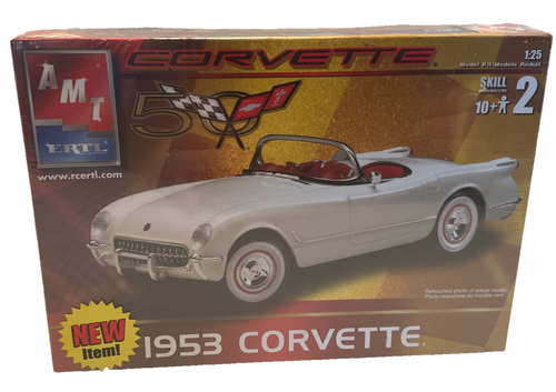 Sealed AMT Ertl 1953 Chevrolet Corvette 1:25 Scale Model Car Kit #31811 ...