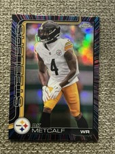 2025 Topps Chrome Football DK Metcalf Steelers Neon Pulse Refractor SP 🔥