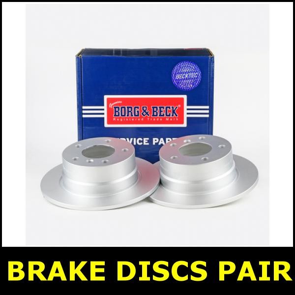 Brake Discs Pair Rear Fits BMW E36 OPT1/2 1.8 318i M42B18 3F2A