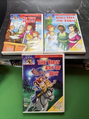 Liberty's Kids Home School - 3 Videos-We The People, 1st 4th Of July, Born Free