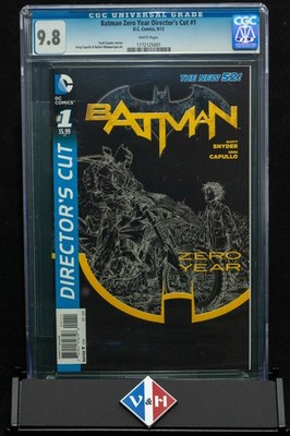 Batman Zero Year Director's Cut #1 ~ CGC 9.8 ~ Greg Capullo cover ~ DC (2013)