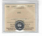 1963 Silver 10 cents in PL-66 Ultra  Heavy Cameo,  certified