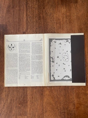 AD&D Dungeons & Dragons The TEMPLE of ELEMENTAL EVIL T1-4 9147 1985 Module + Map - Picture 4 of 6