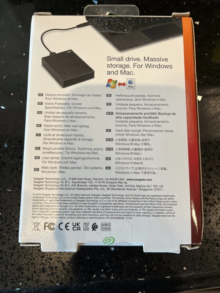 Seagate Backup Plus 5TB, External, 5400 RPM, 2.5in. (STHP5000400)Hard Drive*NEW* - Image 2 of 2