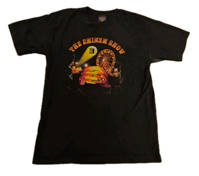 Vtg Y2K Eminem The Eminem Show Rap Band Tee Shirt L Euro UK Japan Tour Shoot Tag