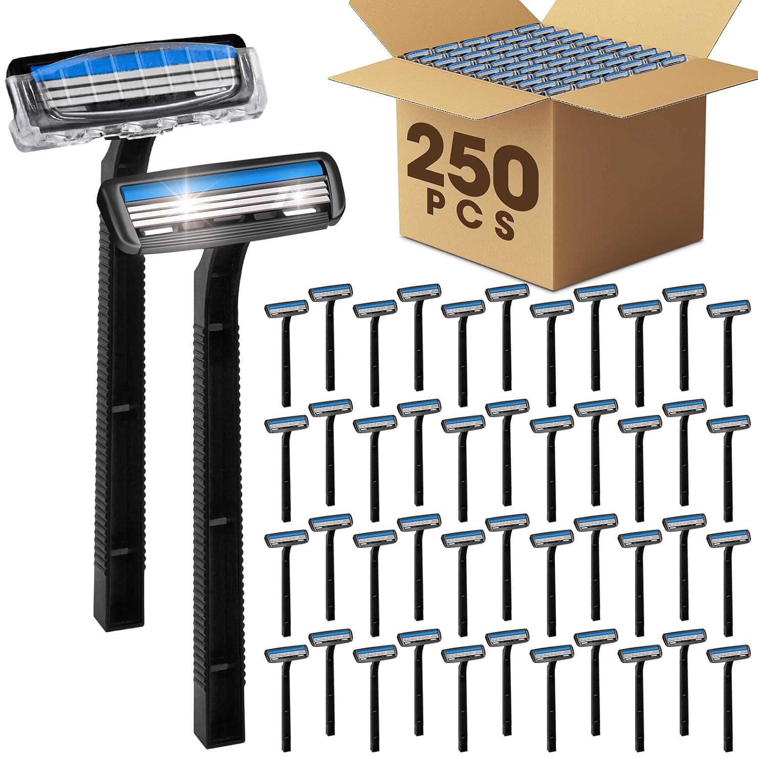 S With Clear Safety Cap, Shaving Razors Bulk For