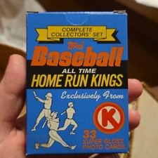 Topps 1985 All Time Home Run Kings Complete Set 33 Cards MLB Baseball