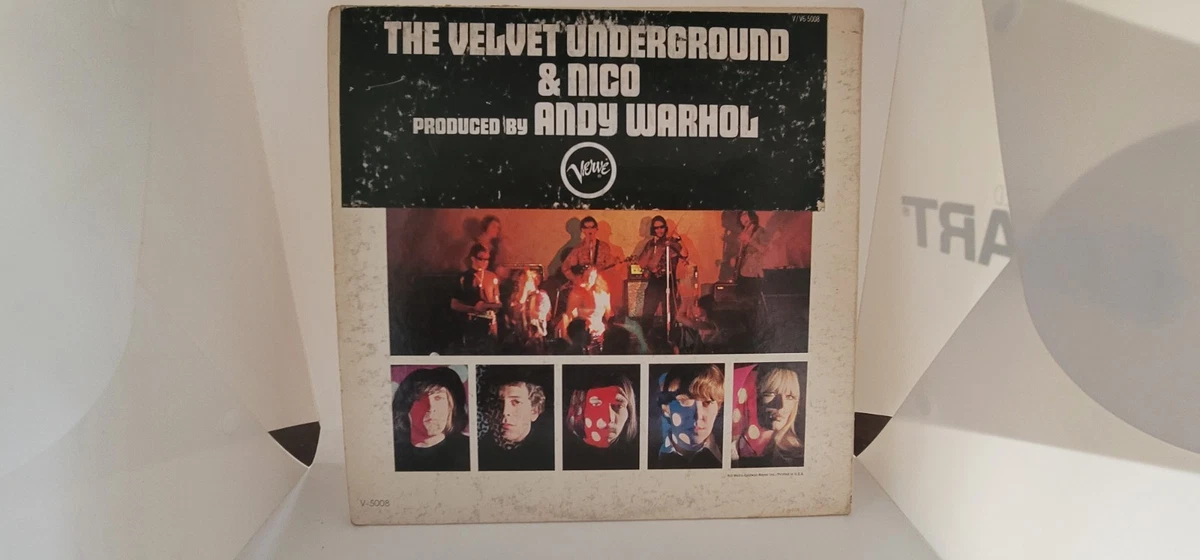 The Velvet Underground & Nico Andy Warhol Peel Cover 1967 Verve - V-5008 
