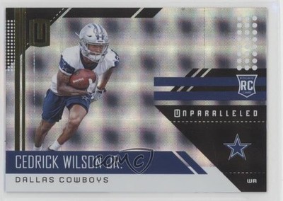 2018 Panini Unparalleled Superplaid 57/150 Cedrick Wilson Jr #298 Rookie RC 3c4