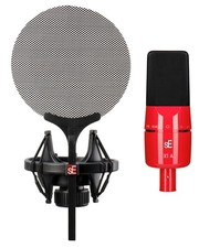Se Electronics X1 A 25th Anniversary Red Studio Microphone Pop Filter ShockMount