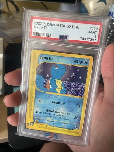 Squirtle graded PSA 9 for sale on eBay