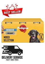 Pedigree - Wet Dog Food - for Senior Dogs - Mixed Selection in Loaf - 6 X 400 G 3.29 per kilo