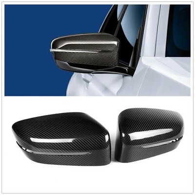 For BMW New 5 7 Series 530i G30 G31 2017+Replaced Carbon Fiber Mirror Cover A