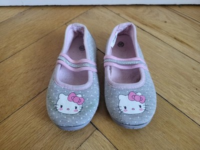 Sanrio Hello Kitty Hausschuhe in grau, Gr. 25