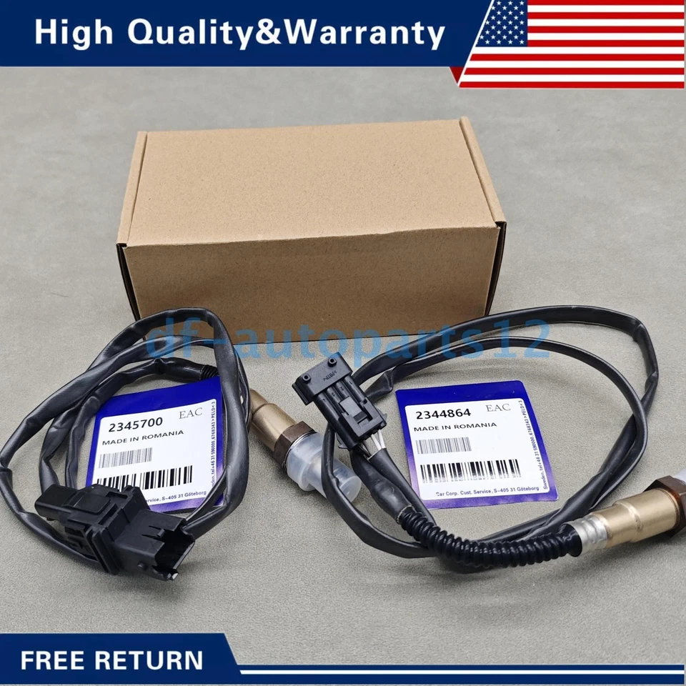 ¡Nuevo sensor de O2 aguas arriba y aguas abajo 2 piezas para Volvo S60 S80 V70 2,5 L Turbo!NUEVO Foto 4 de 4
