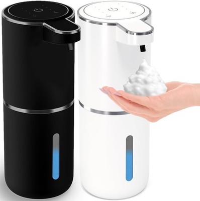 1/2 PCS Automatic Foaming Soap Dispenser, Touchless Dispenser USB Rechargeable