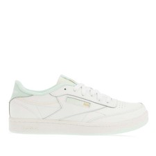 Girl's Reebok Juniors Club C Trainers in White
