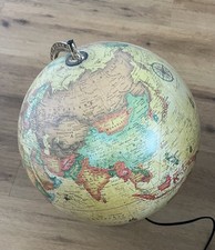 ScanGlobe Leuchtglobus Type X | Vintage Globus Lampe | Made in Denmark | Holzfuß