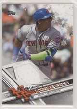 2017 Topps Holiday Wal-Mart Exclusive Relics Yoenis Cespedes #R-YC 03rx