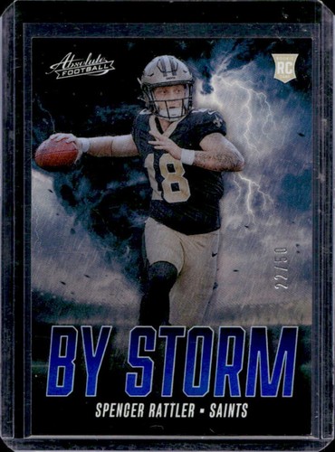 2024 Panini Absolute Football Spectrum Blue Spencer Rattler #BS-SPR