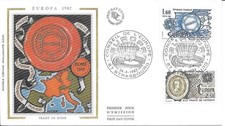 FRANCE 1982 FDC EUROPA YT 2207 ET 2208