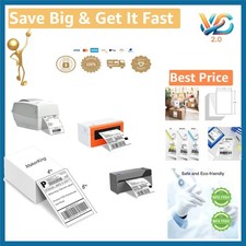 4x6 White Mailing Thermal Labels 200 Labels for Rollo Zebra MUNBYN New