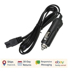 12V Cigar Plug DC Power Cable for Car Cooler Box and Mini Fridge, 6.4ft