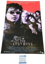 Corey Feldman Signed "Peace" 24x36 The Lost Boys Movie Poster ACOA