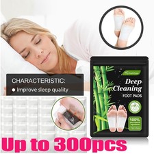 300-10pc Detox Foot Patches Pads Body Toxins Feet Slimming Deep Cleansing Herbal
