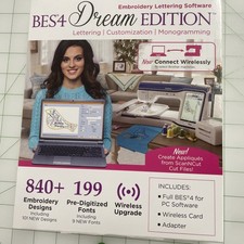 Brother BES 4 Dream Edition software di scrittura per ricamo