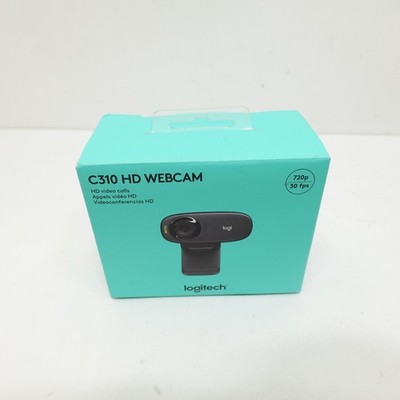 Logitech C310 HD Webcam 720p 30fps Noise-Reducing Mic (Model V-U0015) New Sealed