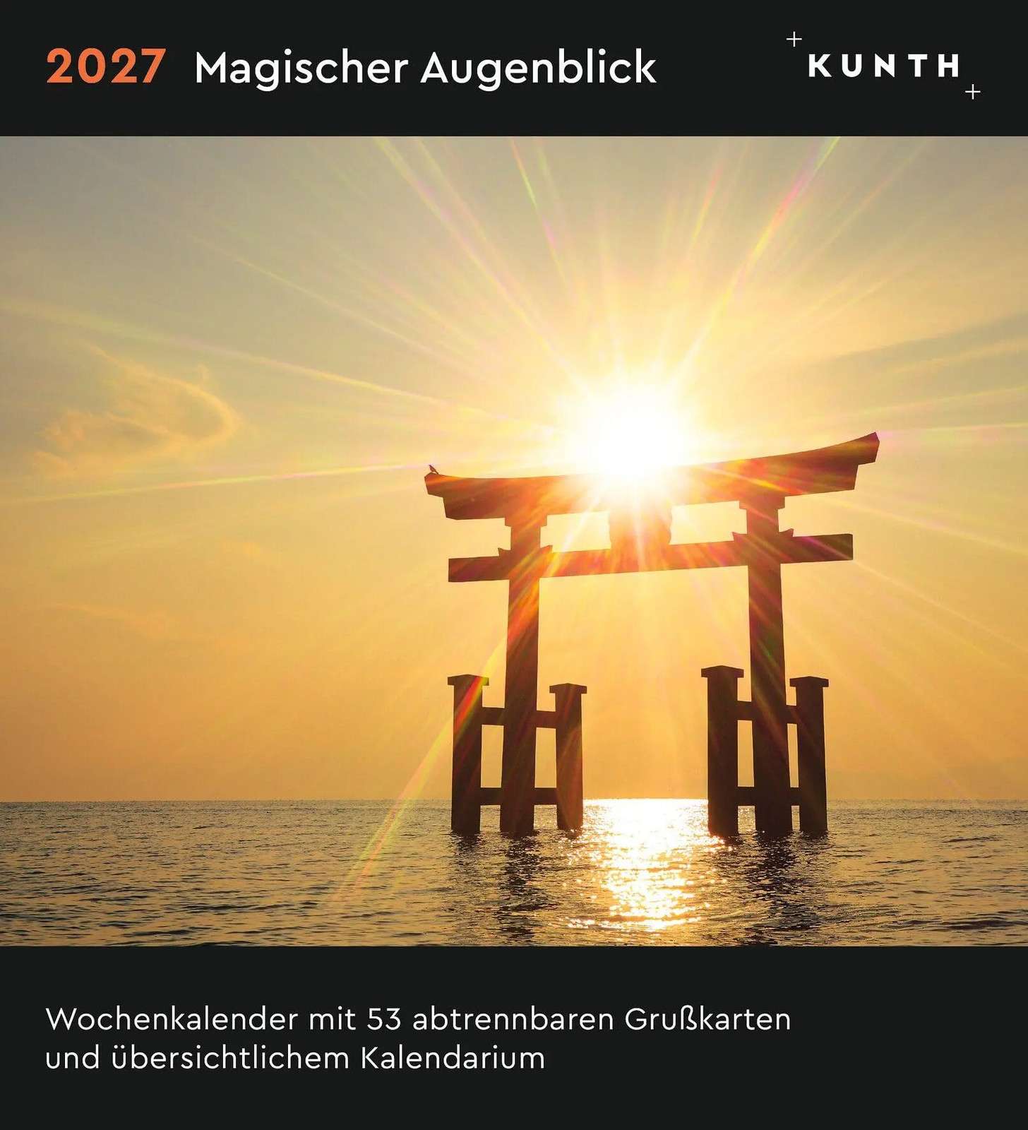 Kunth Mehrfarbig Grusskarte + Briefpapier, Magischer Augenblick - Postkartenkalender 2027 (53 Stk.) - Bild 3
