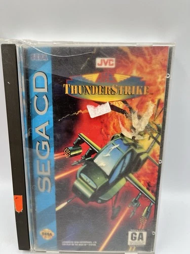 AH-3 Thunderstrike (Sega CD, 1993) Complete Clean Disc - Tested