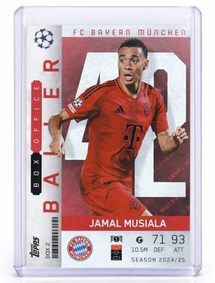 Jamal Musiala Youngster Bayern | Topps Office Baller Fußball Sammelkarte Box 2