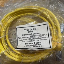 🔥Trex-Onics 63432/97036 Rev C Micro Quick-Connect 300V 4P M/F, New🇺🇸