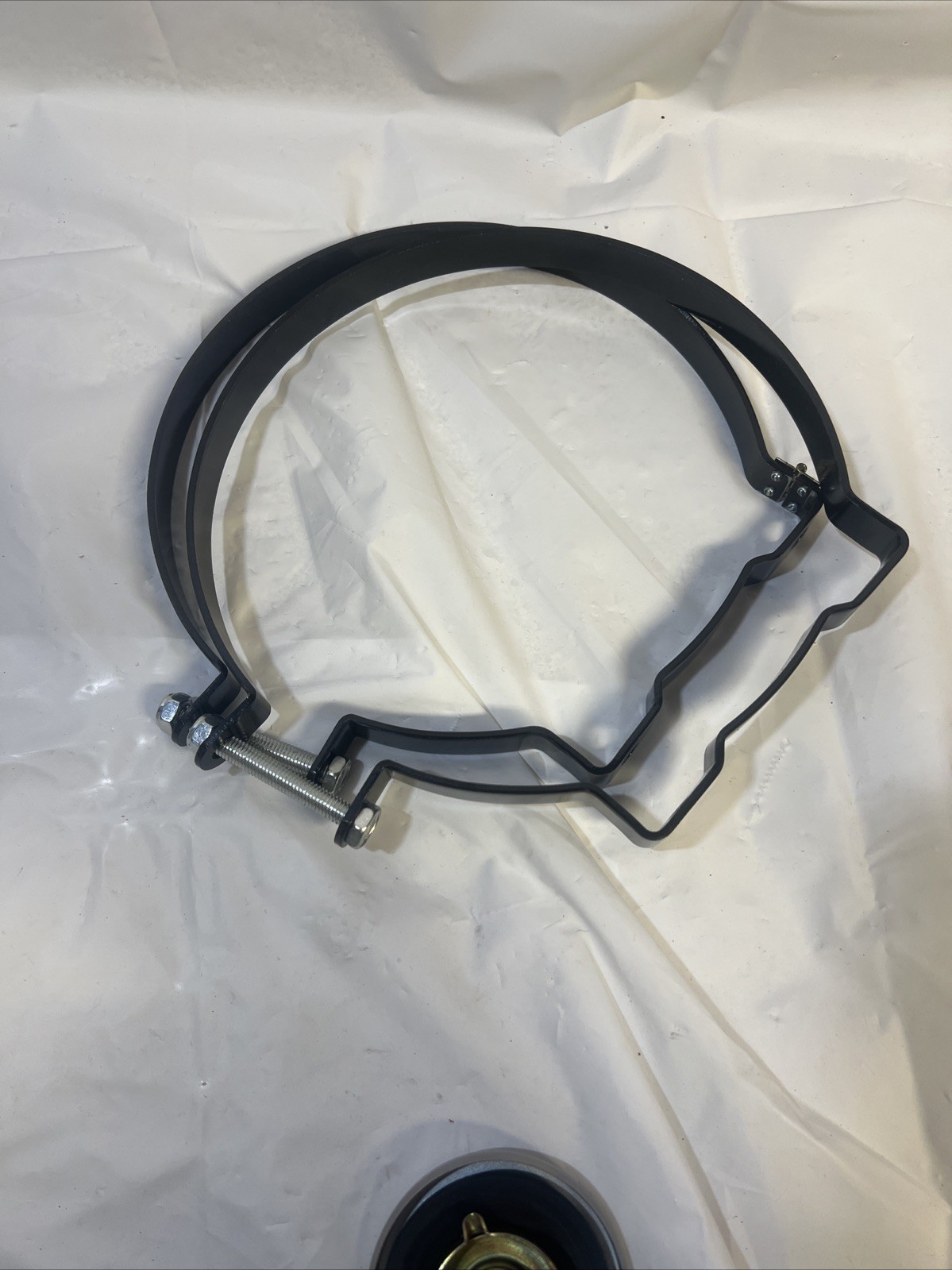 8'' x 8'' Fuel Tank With Baffle 1.75 Gallon 1/4 NPT Round Gas Tank Aluminum Spun