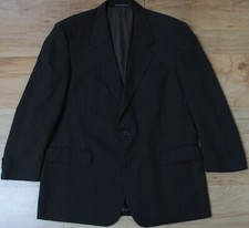 Moores Champlain suit jacket / 42 / Canada made / Pinstripe / Polyester Wool / B