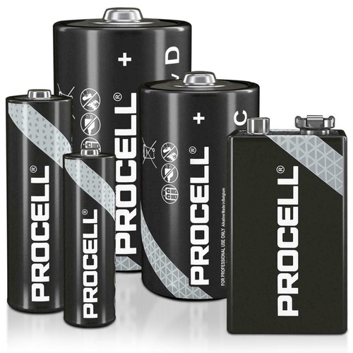 Procell AA AAA C D 9V Professional Alkaline Batteries Replace Duracell