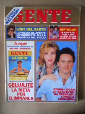 GENTE 17 1991 Lorella Cuccarini Lory Del Santo Joanna Johnson Simona Tagli M22-1