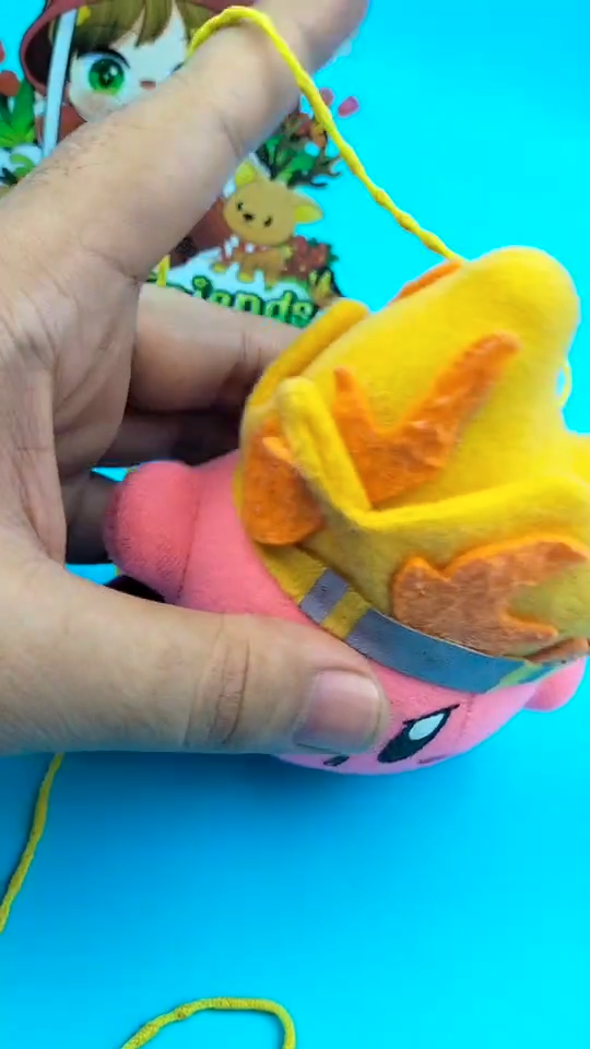 Kirby Adventures Fire Head Bell Sound Plush 5