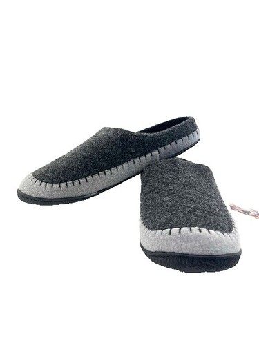 Tempur-Pedic Mens Size 11 Slater Charcoal Moccasin Slippers  display picture 3