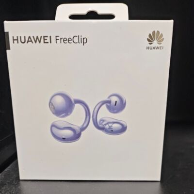 Huawei FreeClip Clip-on Open Ear Earphone Earbuds Purple Huawei FreeClip Clip-on Open Ear Earphone Earbuds Purple